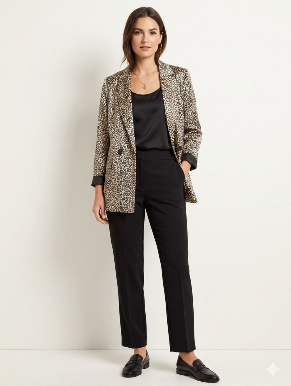 Nine West Animal Print Blazer